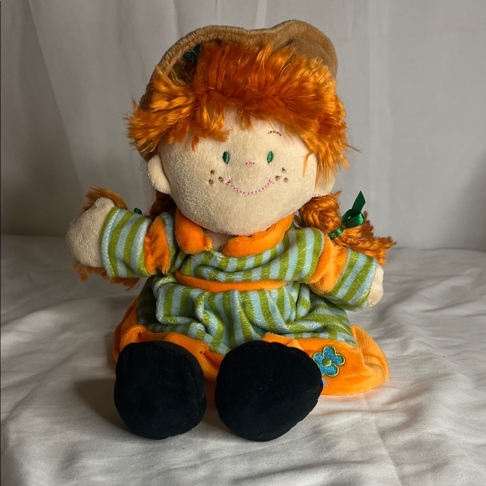 plush doll of Anne of Green Gables.